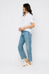 Nina-Roll Cuff Short Sleeve Shirt
